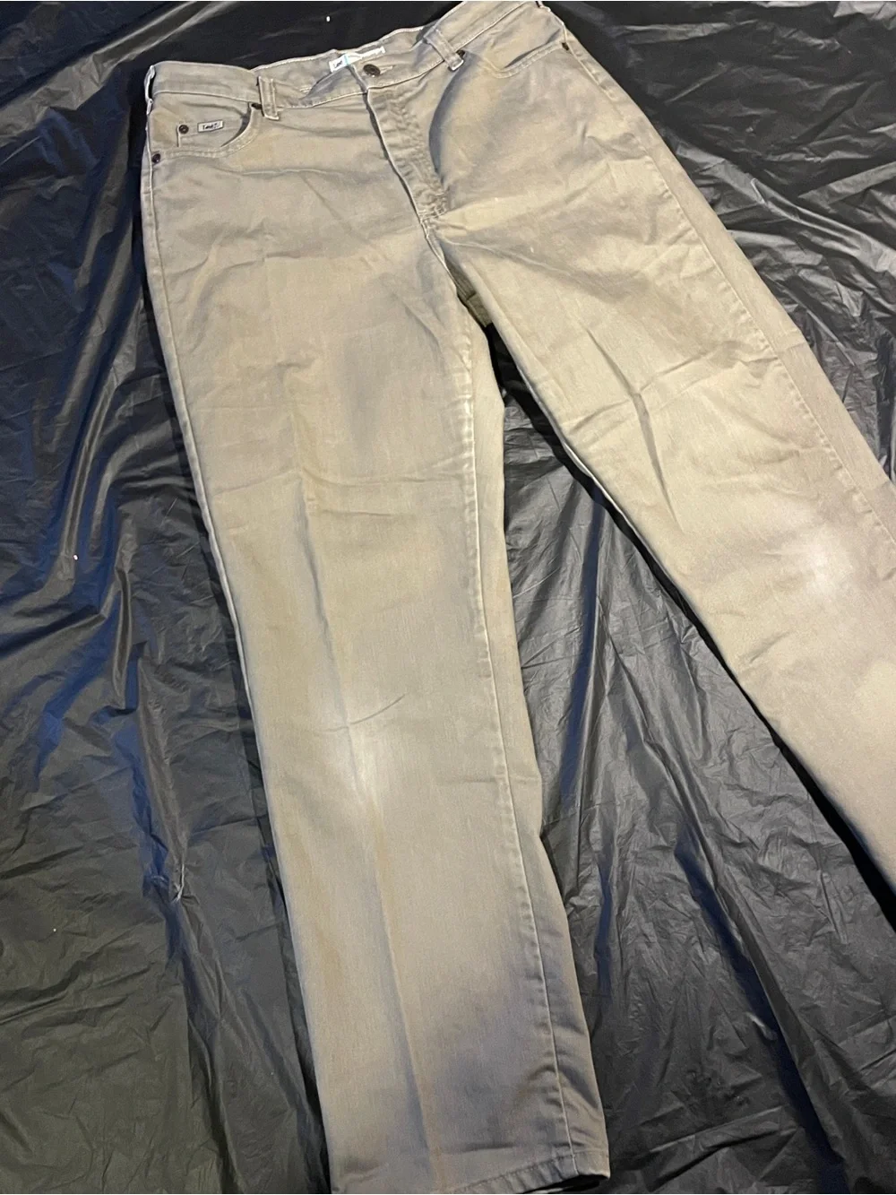 Lee Mens Straight Leg Jeans Grey Tint Medium Wash 12M